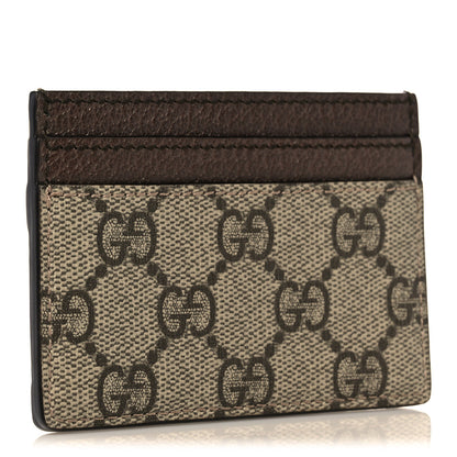 Gucci GG Supreme Monogram Ophidia Card Holder Brown 3 of 6