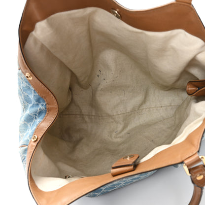 Gucci Denim Monogram Large Sukey Tote 5 of 12