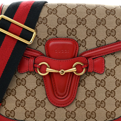 Gucci Monogram Ruinart Calfskin Medium Lady Web Shoulder Bag Beige Ebony Hibiscus Red 8 of 17