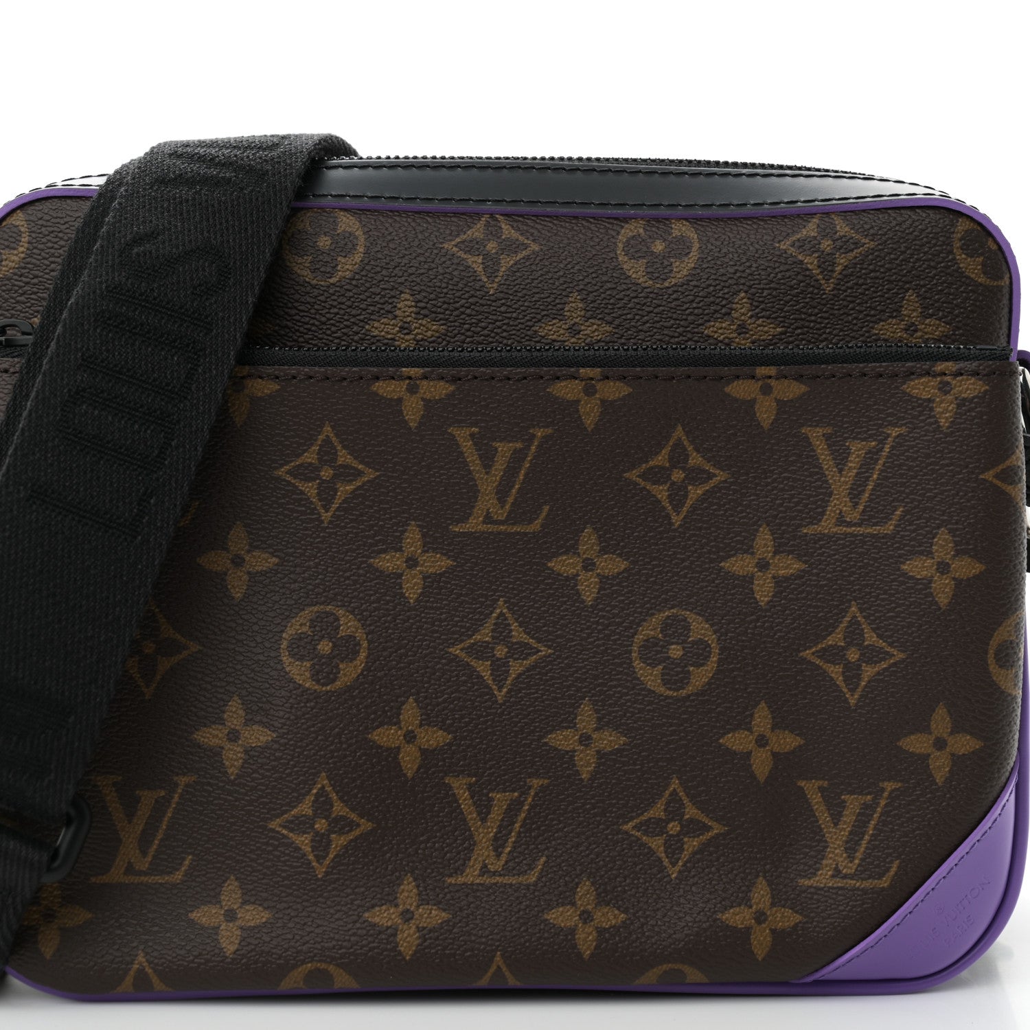Louis Vuitton Monogram Macassar Trio Messenger Purple 7 of 9