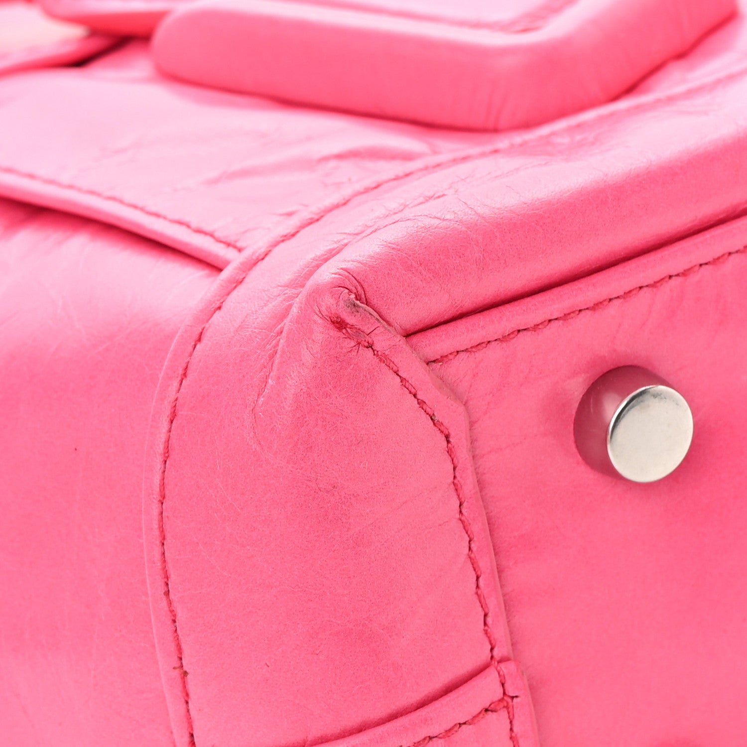 Bottega Veneta Paper Calfskin Maxi Intrecciato Mini Arco Pink 10 of 13