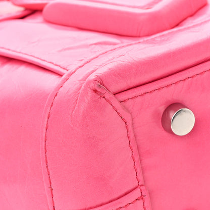 Bottega Veneta Paper Calfskin Maxi Intrecciato Mini Arco Pink 10 of 13