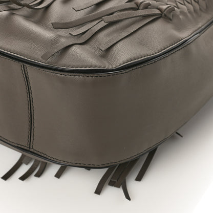 Bottega Veneta Nappa Intrecciato Fringe Large Brio Loop Hobo Brown 8 of 8