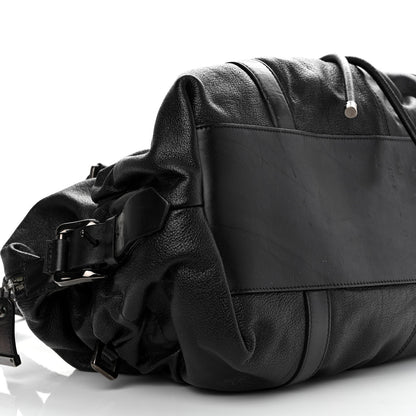 Burberry Calfskin Drawstring Tote Black 9 of 12