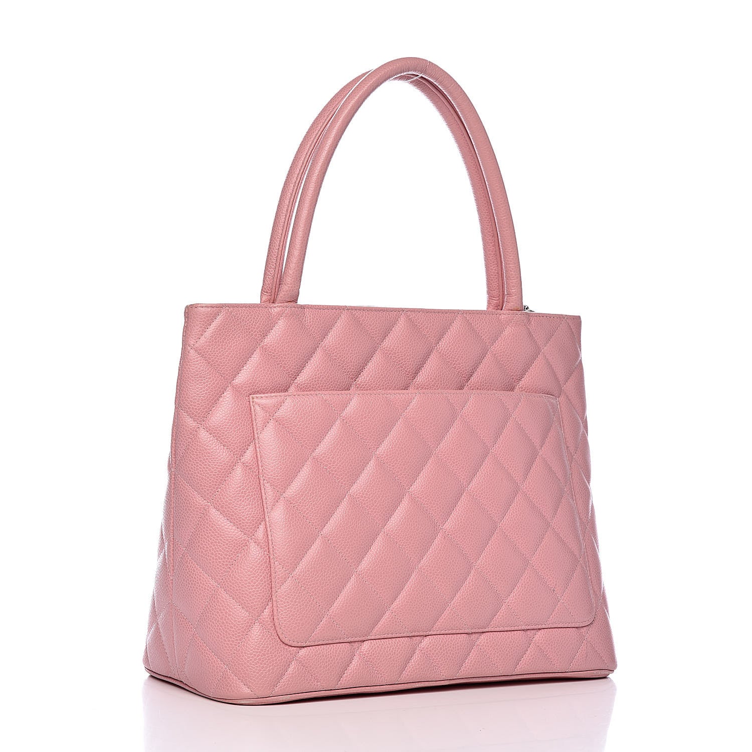 Chanel Caviar Quilted Medallion Tote Light Pink 3 of 16