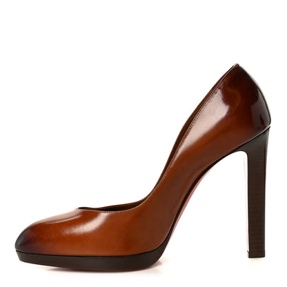 Christian Louboutin Calfskin Degrade Fannylove Alta 120 Pumps 40 Carmine 1 of 8