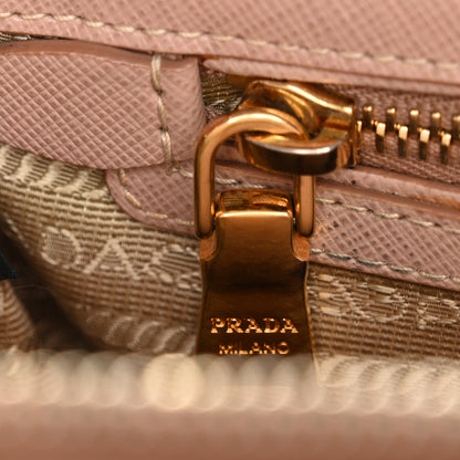 Prada Saffiano Small Galleria Double Zip Tote Cammeo 8 of 11