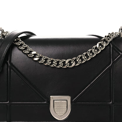 Christian Dior Lambskin Medium Diorama Flap Bag Black 7 of 14