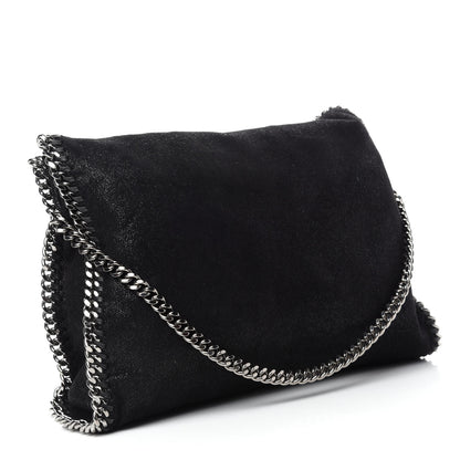 Stella McCartney Shaggy Deer Falabella Fold Over Tote Black 4 of 15