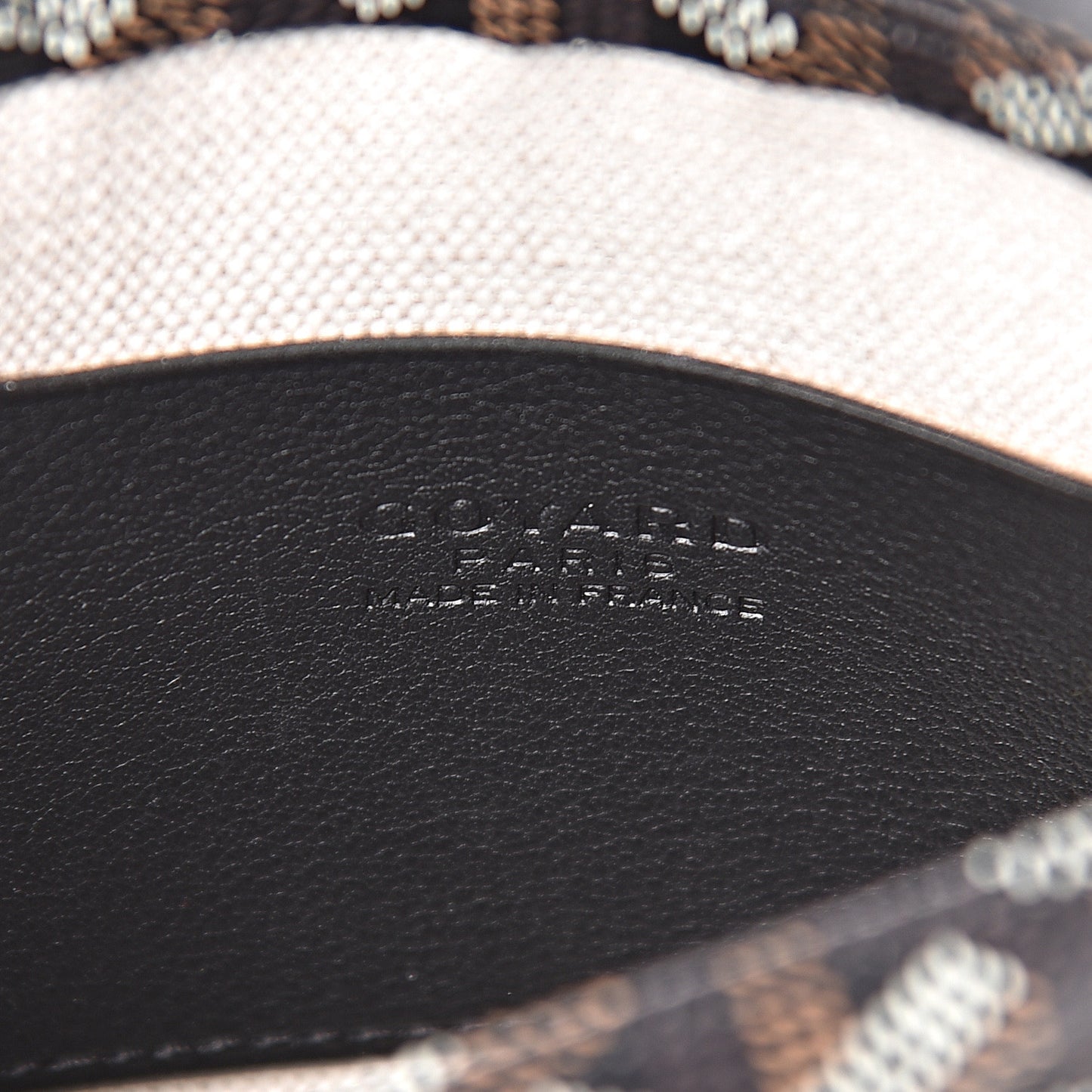Goyardine Plumet Wallet Clutch Black