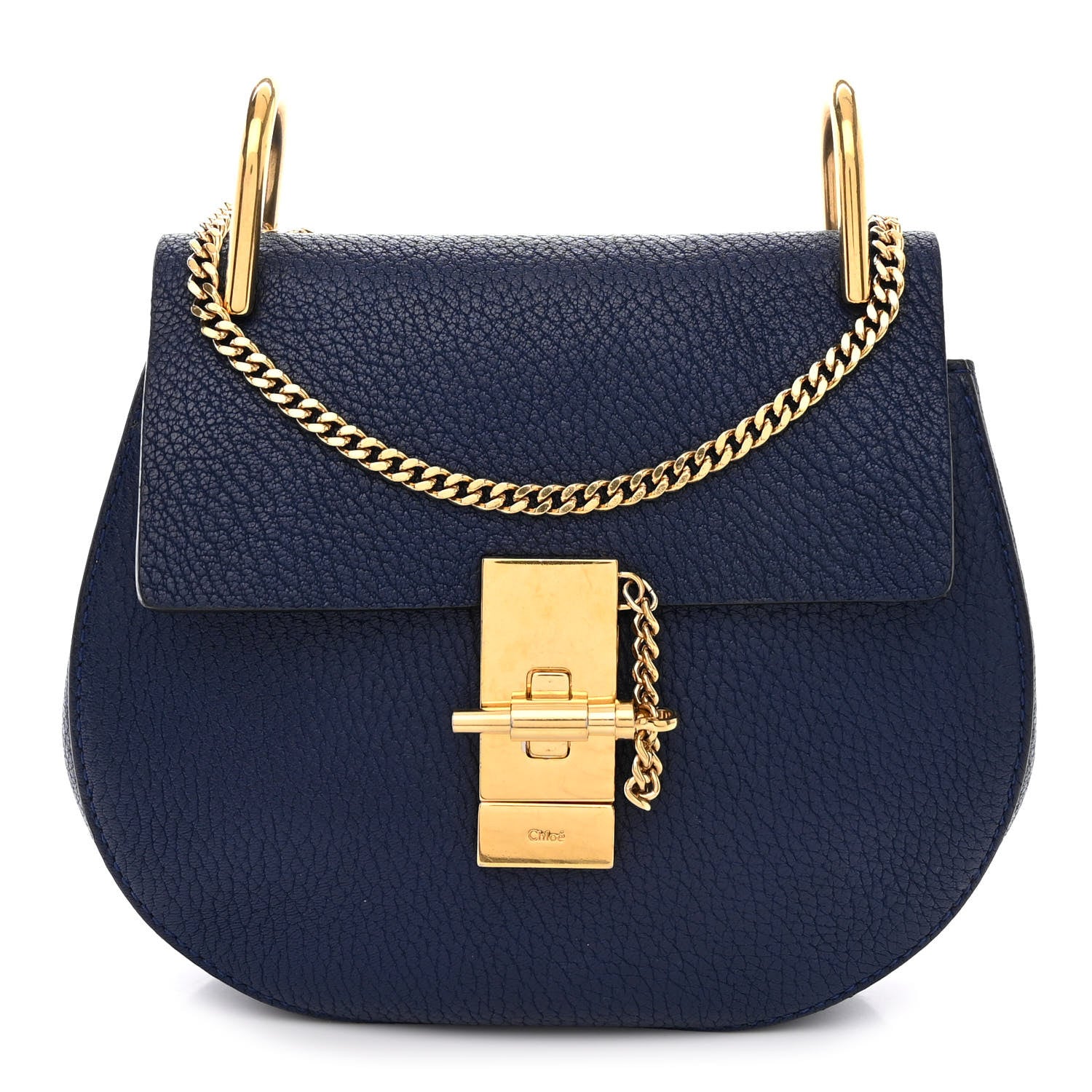 Chloe Grained Lambskin Mini Drew Shoulder Bag 1 of 11