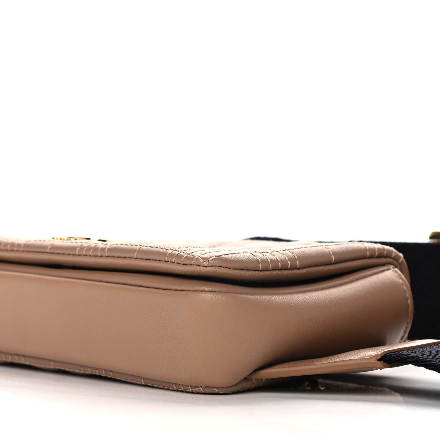 Lambskin Quilted Lola Belt Bag Camel