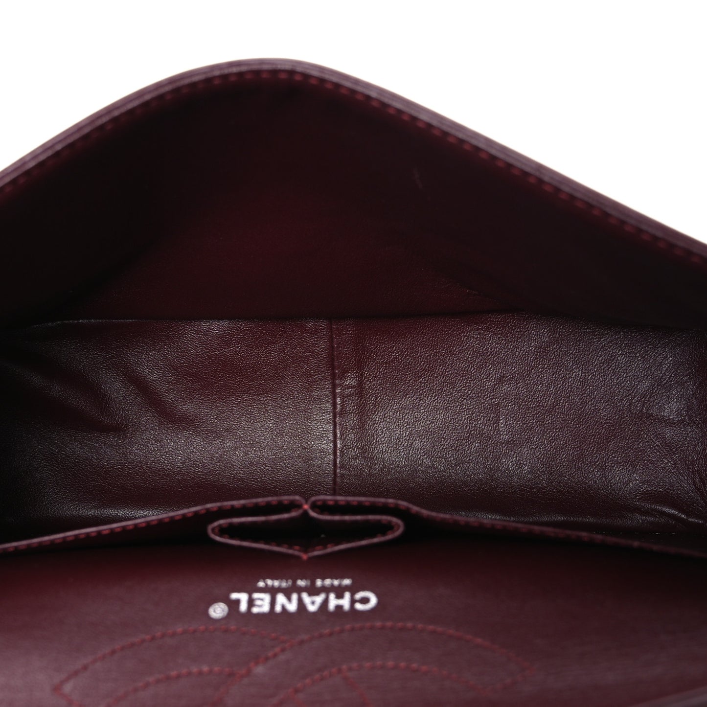 Aged Calfskin Quilted 2.55 Reissue 226 Flap Dark Burgundy