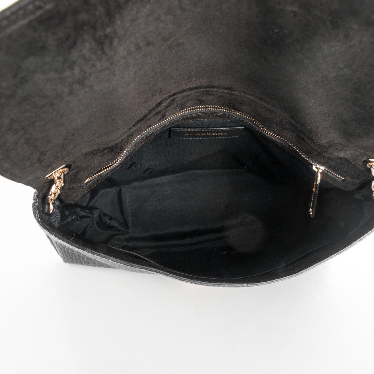 Signature Grain Large Mildenhall Shoulder Bag Black