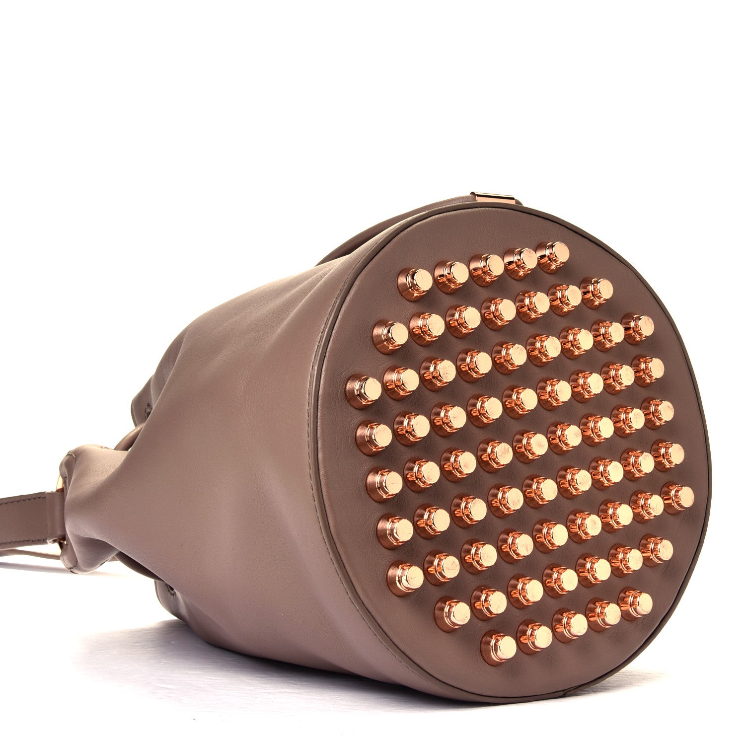 Alexander Wang Calfskin Alpha Bucket Bag Tan 3 of 7