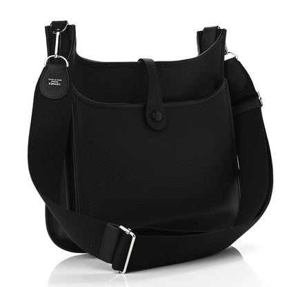Hermes Taurillon Clemence Evelyne III PM Black 3 of 10