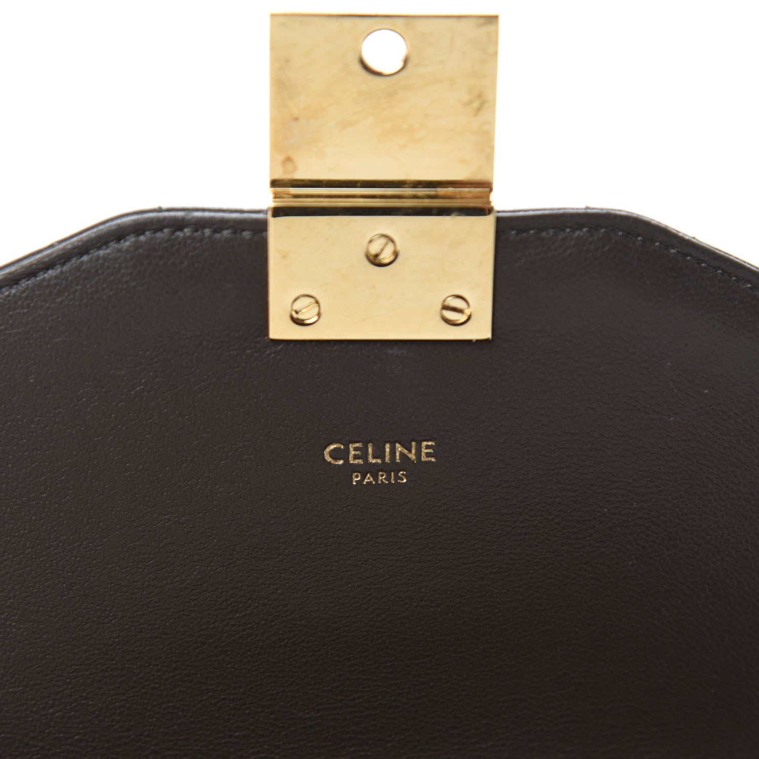 Celine Calfskin Quilted Medium C Bag Khaki 8 of 11