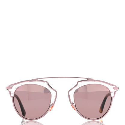 Christian Dior Mirrored So Real Sunglasses Pink Tortoise 2 of 9