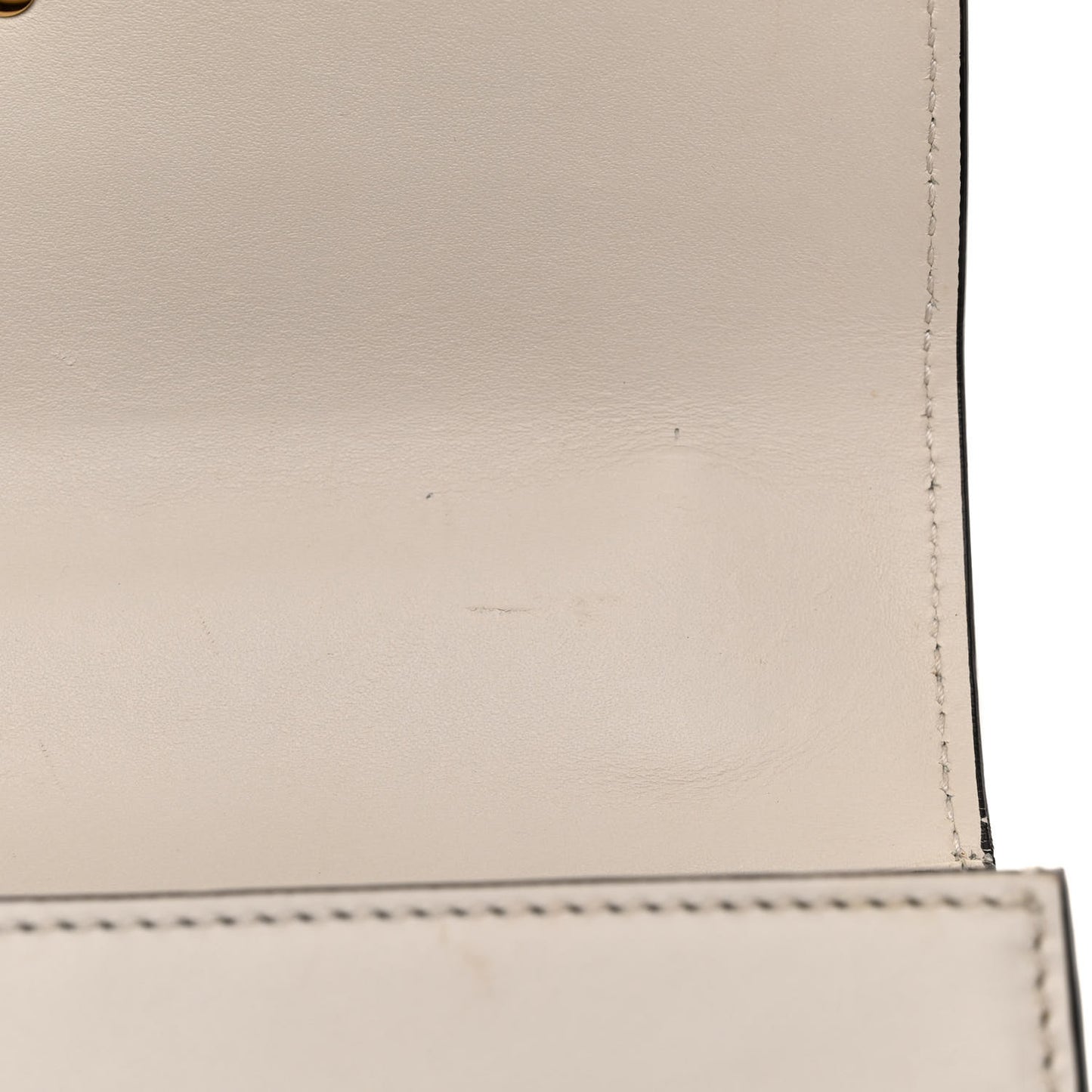 Calfskin Mini Sylvie Chain Shoulder Bag White