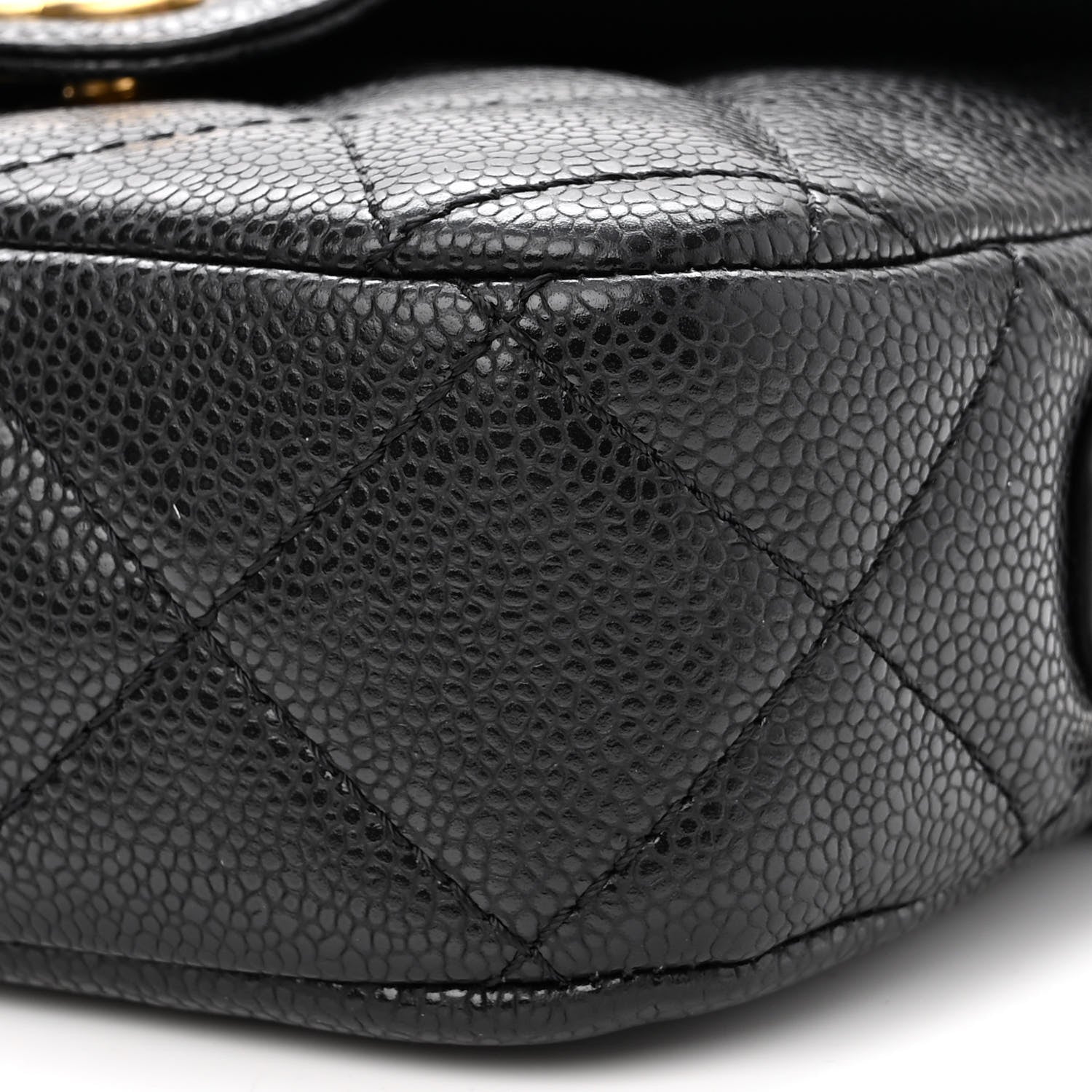 Chanel Caviar Quilted Mini Chain Flap Black 9 of 9