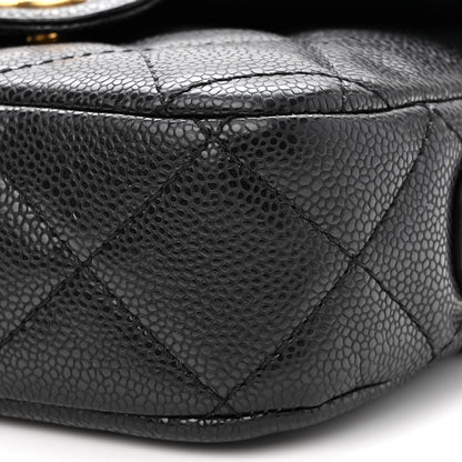 Chanel Caviar Quilted Mini Chain Flap Black 9 of 9