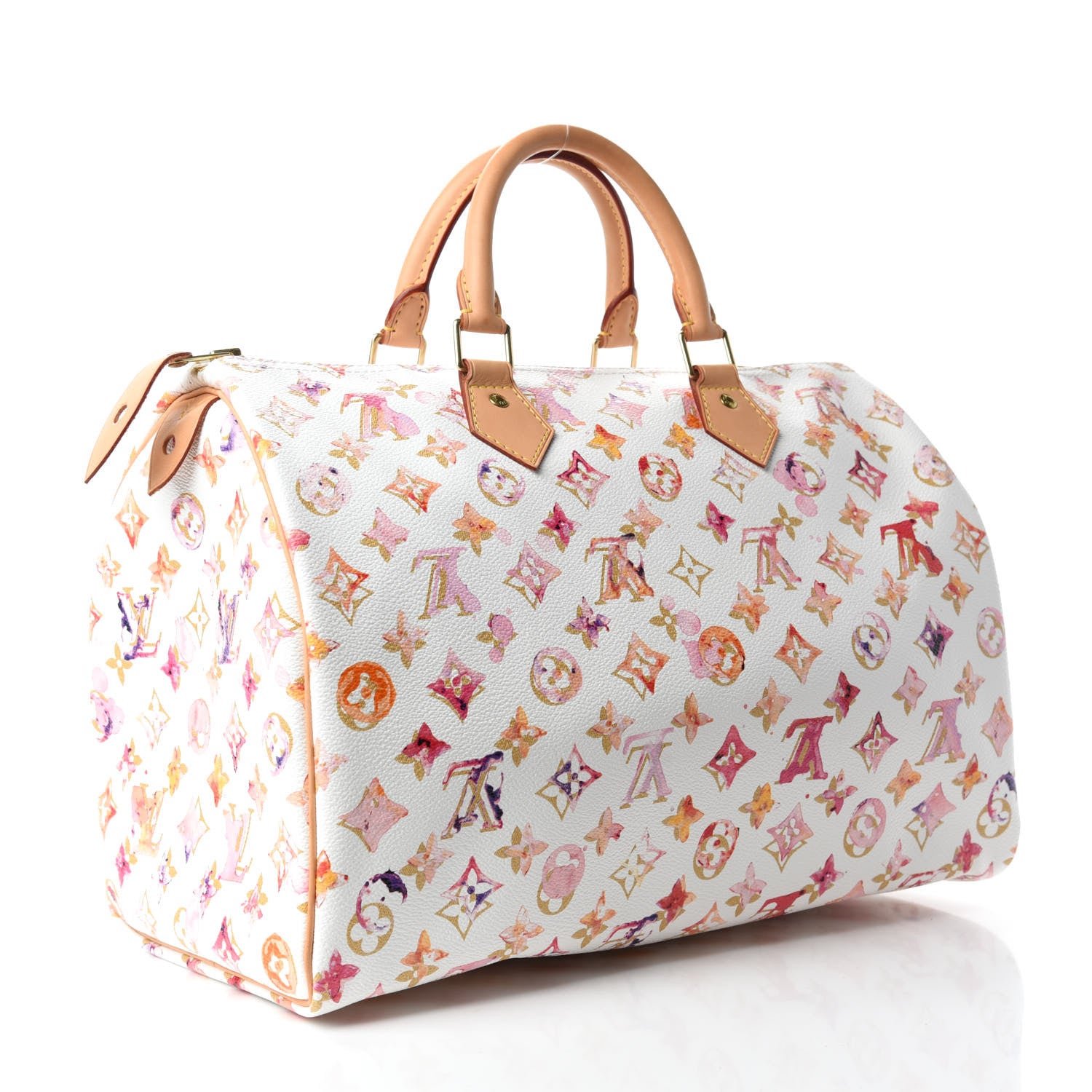Louis Vuitton Watercolor Aquarelle Speedy 35 White 3 of 10