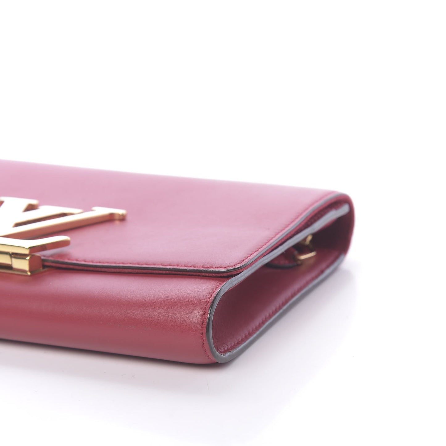 Calfskin Chain Louise GM Framboise