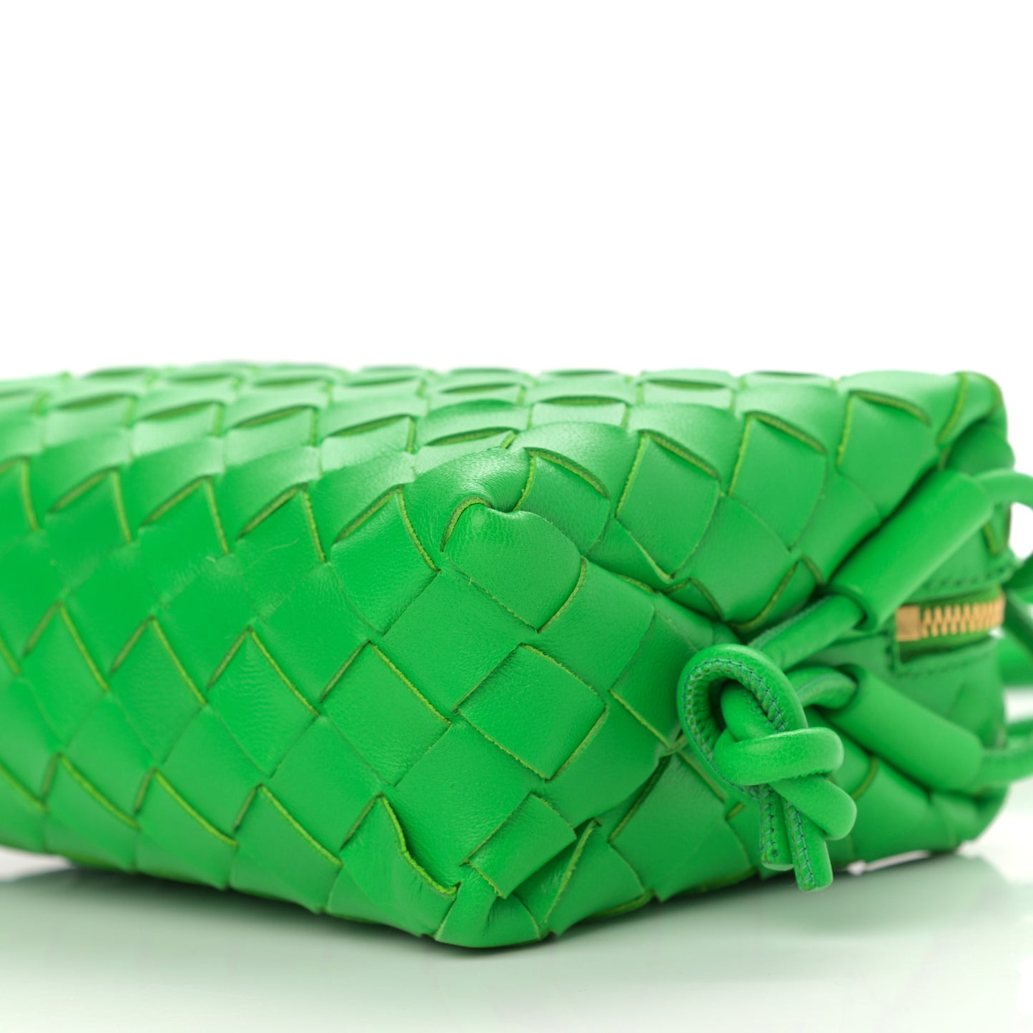 Nappa Intrecciato Mini Loop Camera Bag Parakeet