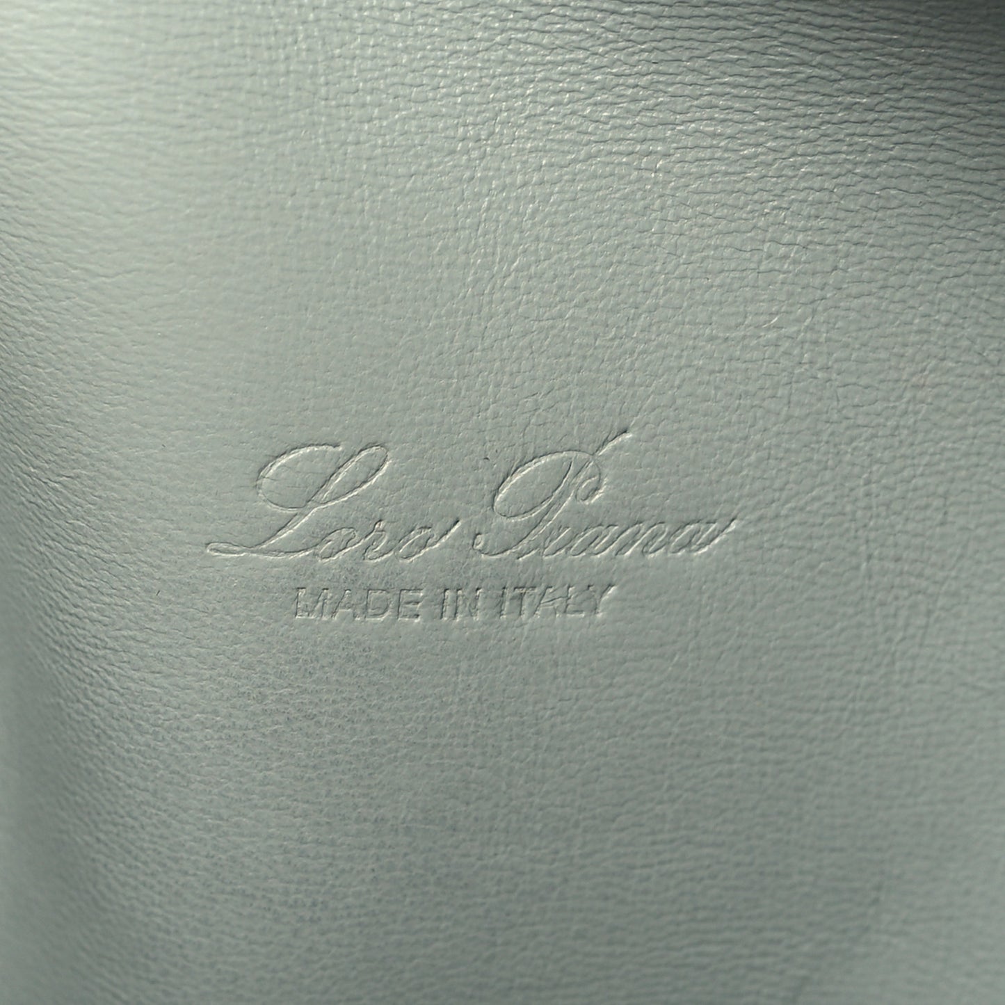 Grained Calfskin L19 Extra Pocket Pouch Eucalyptus