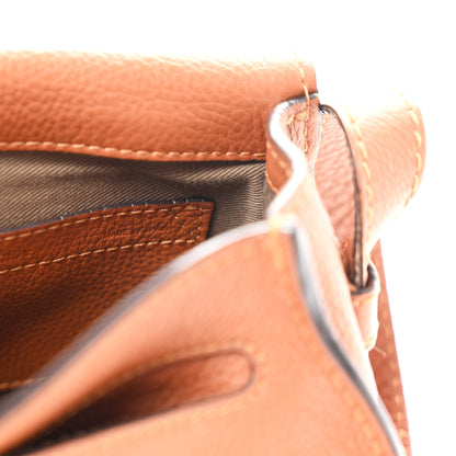 Chloe Calfskin Mini Marcie Round Crossbody Bag Tan 7 of 10