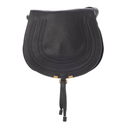 Chloe Calfskin Medium Marcie Round Crossbody Bag Black 1 of 8