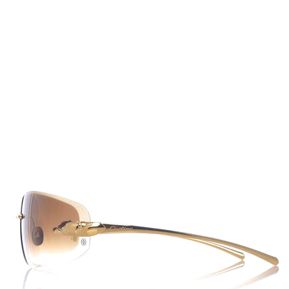 Cartier Panthere De Sunglasses Gold 3 of 7