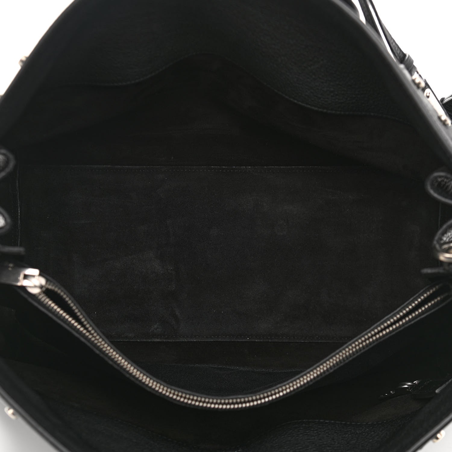 Saint Laurent Grained Calfskin Medium Souple Sac De Jour Black 5 of 12