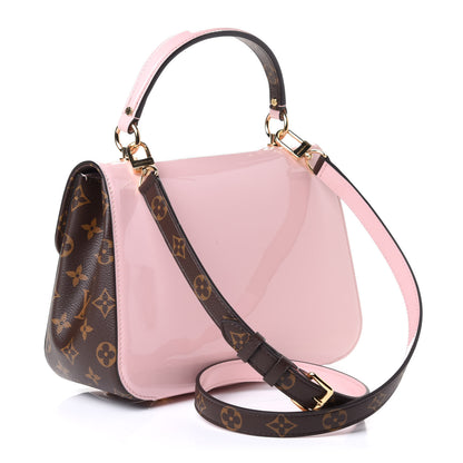 Louis Vuitton Patent Calfskin Monogram Cherrywood PM Rose Ballerine 2 of 4
