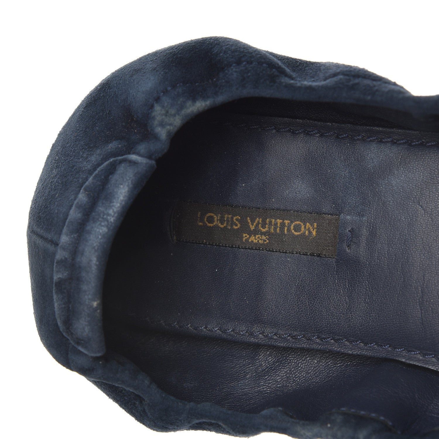 Louis Vuitton Suede S-Lock Ballerina Flats 39 Marine 7 of 17