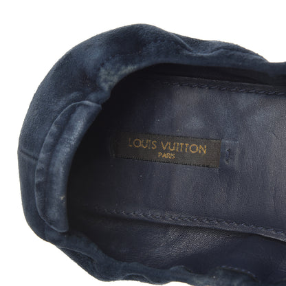 Louis Vuitton Suede S-Lock Ballerina Flats 39 Marine 7 of 17