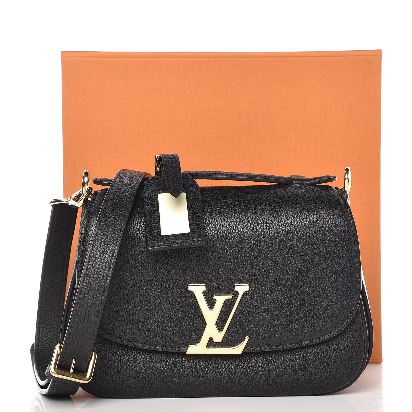 Grained Calfskin Vivienne NM Black