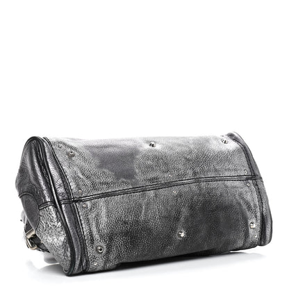 Chloe Metallic Calfskin Medium Paddington Satchel Silver 3 of 22