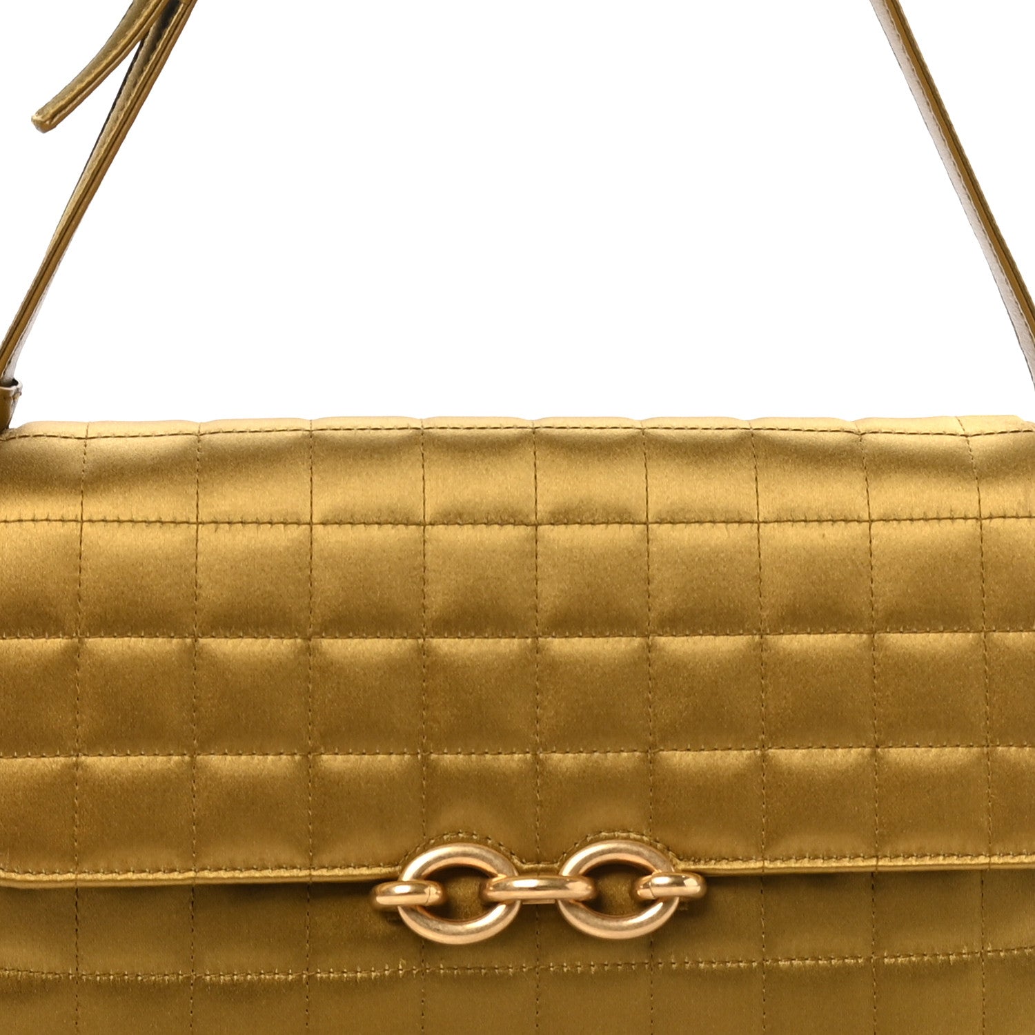 Saint Laurent Carre Quilted Le Maillon Satchel   New Jungle 8 of 10