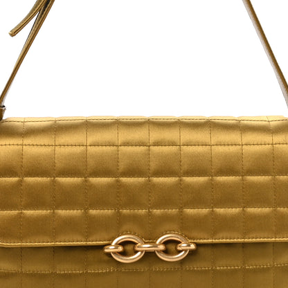 Saint Laurent Carre Quilted Le Maillon Satchel   New Jungle 8 of 10