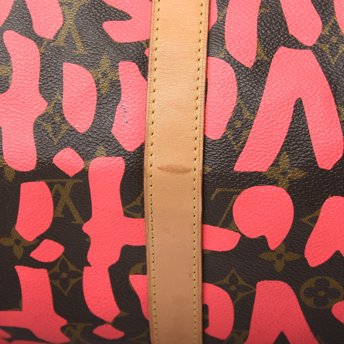 Monogram Graffiti Keepall 50 Fuchsia