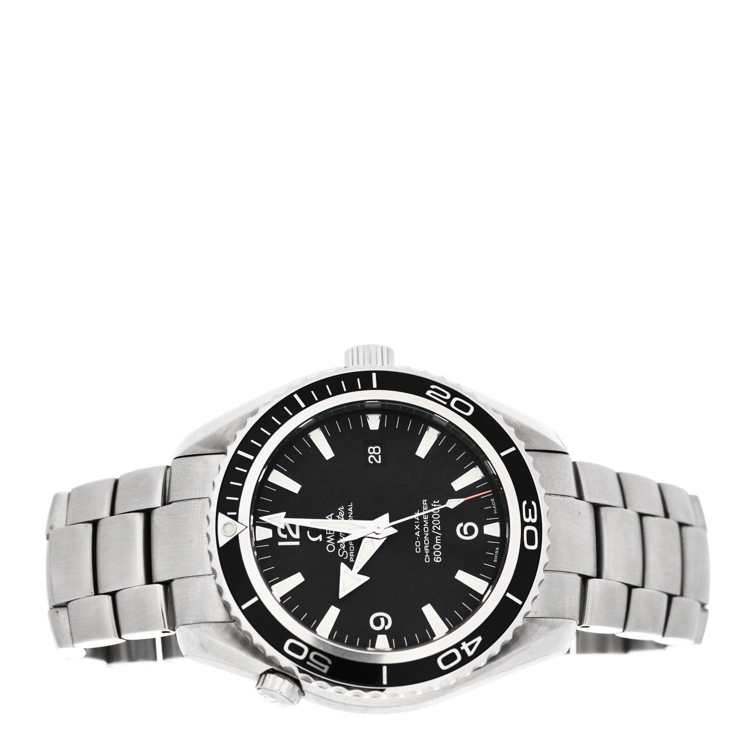 Omega Stainless Steel 45mm Seamaster Planet Ocean Automatic Watch Black 2200.50.00 2 of 5
