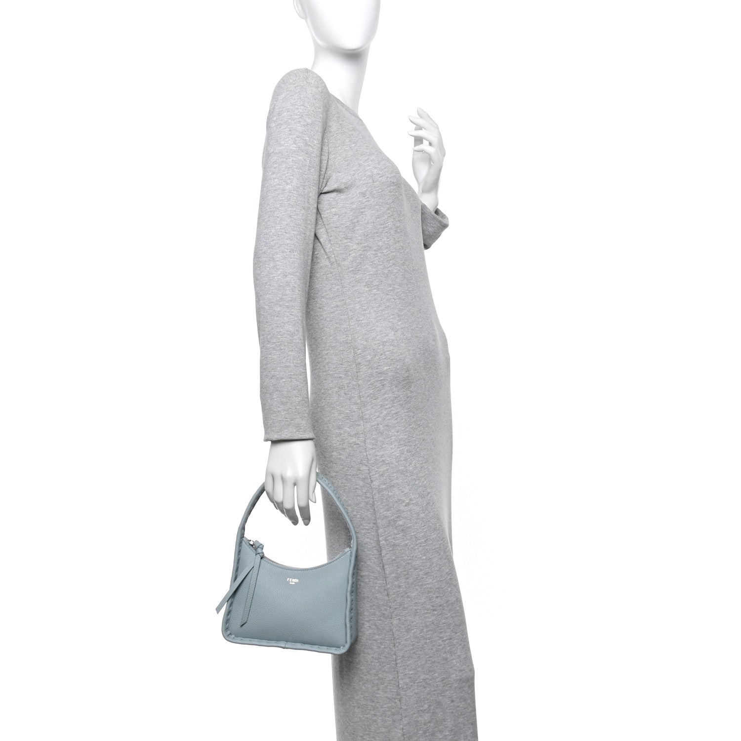 Fendi Cuoio Roma Sellerissima Nappa Sintetica Tape Stitch Mini Fendessence Shoulder Bag Anice 2 of 10
