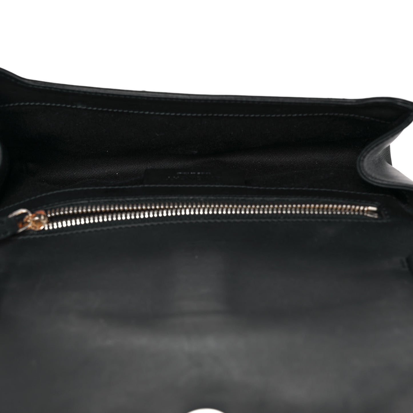 Calfskin Obsedia Chain Clutch Black Red