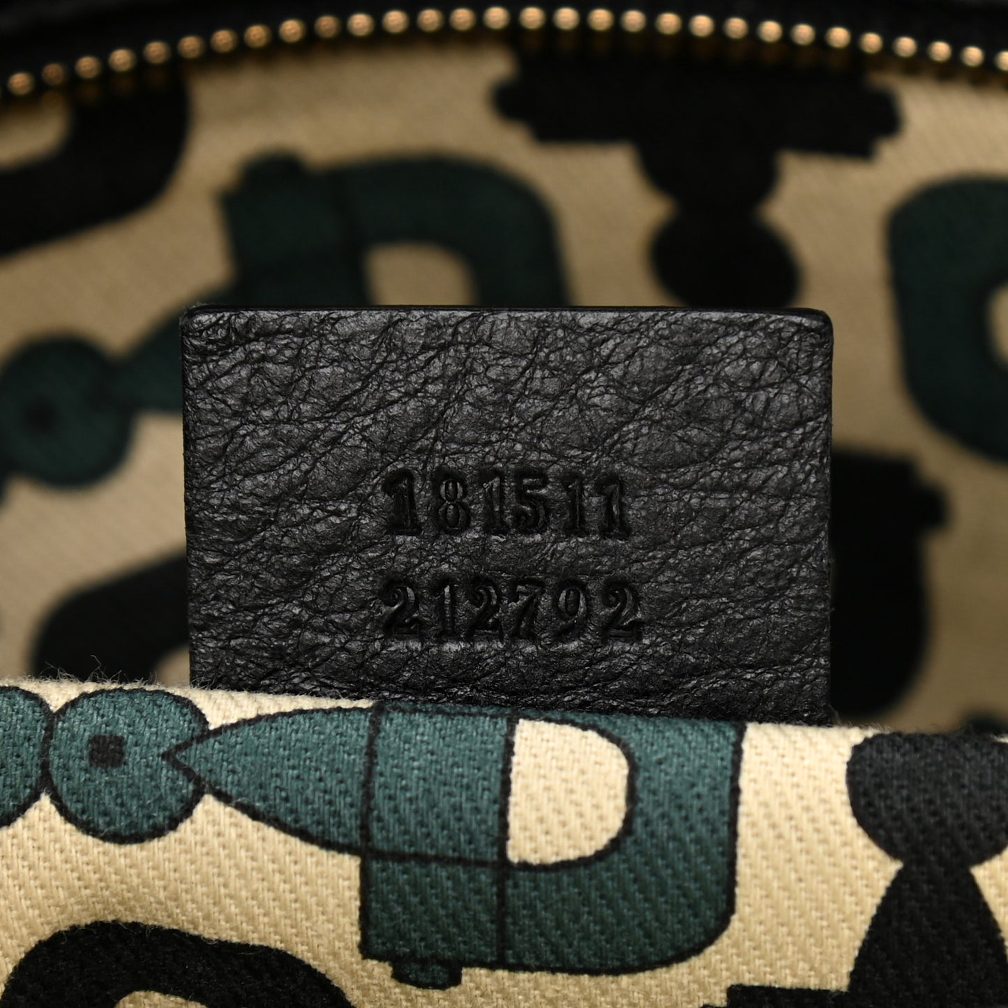 Guccissima Trim Signoria Tote Black