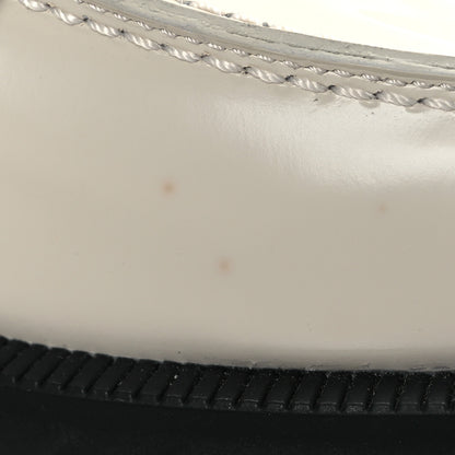 Gucci Magnum Calfskin Nappa Crystal Womens Interlocking G Platform Chunky Lug Sole 40mm Loafers 40.5 White 13 of 14