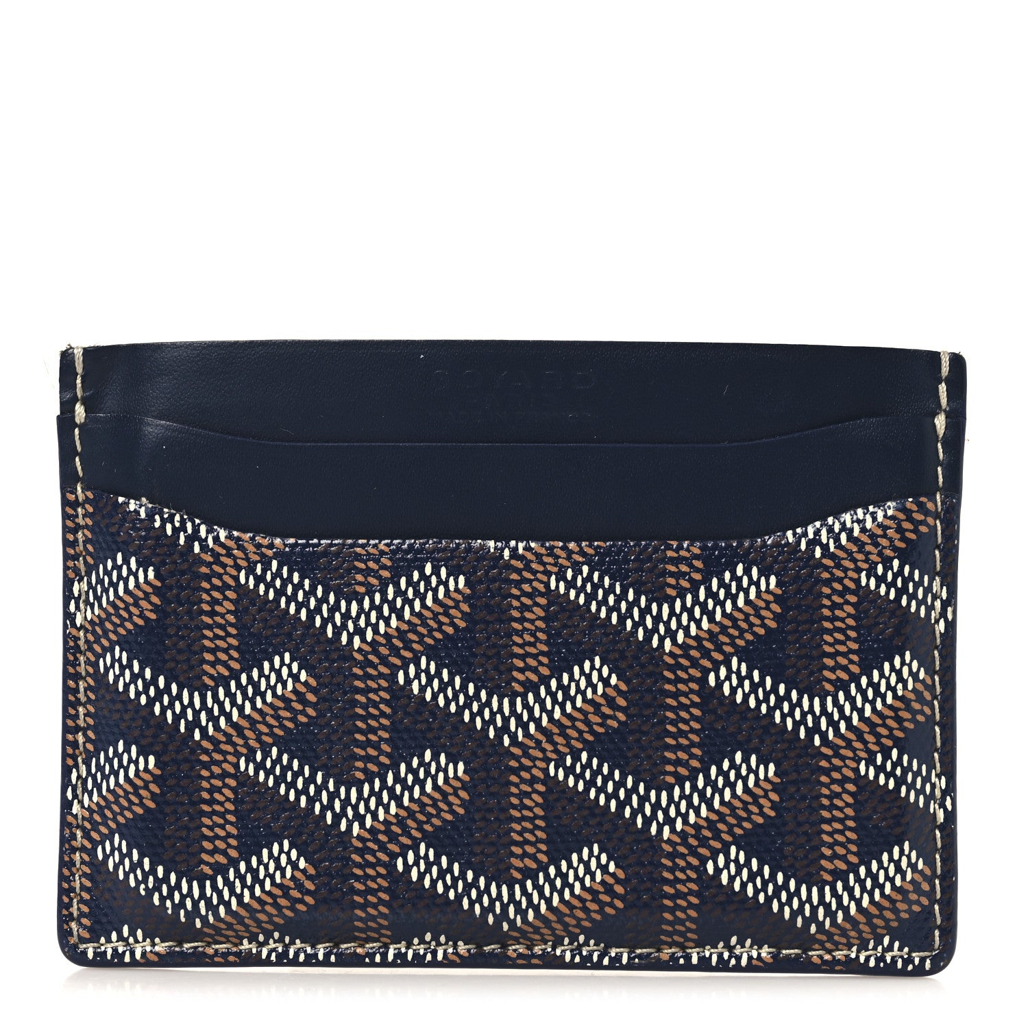 Goyard Goyardine Saint Sulpice Card Holder Navy 1 of 6