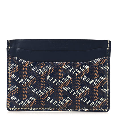 Goyard Goyardine Saint Sulpice Card Holder Navy 1 of 6