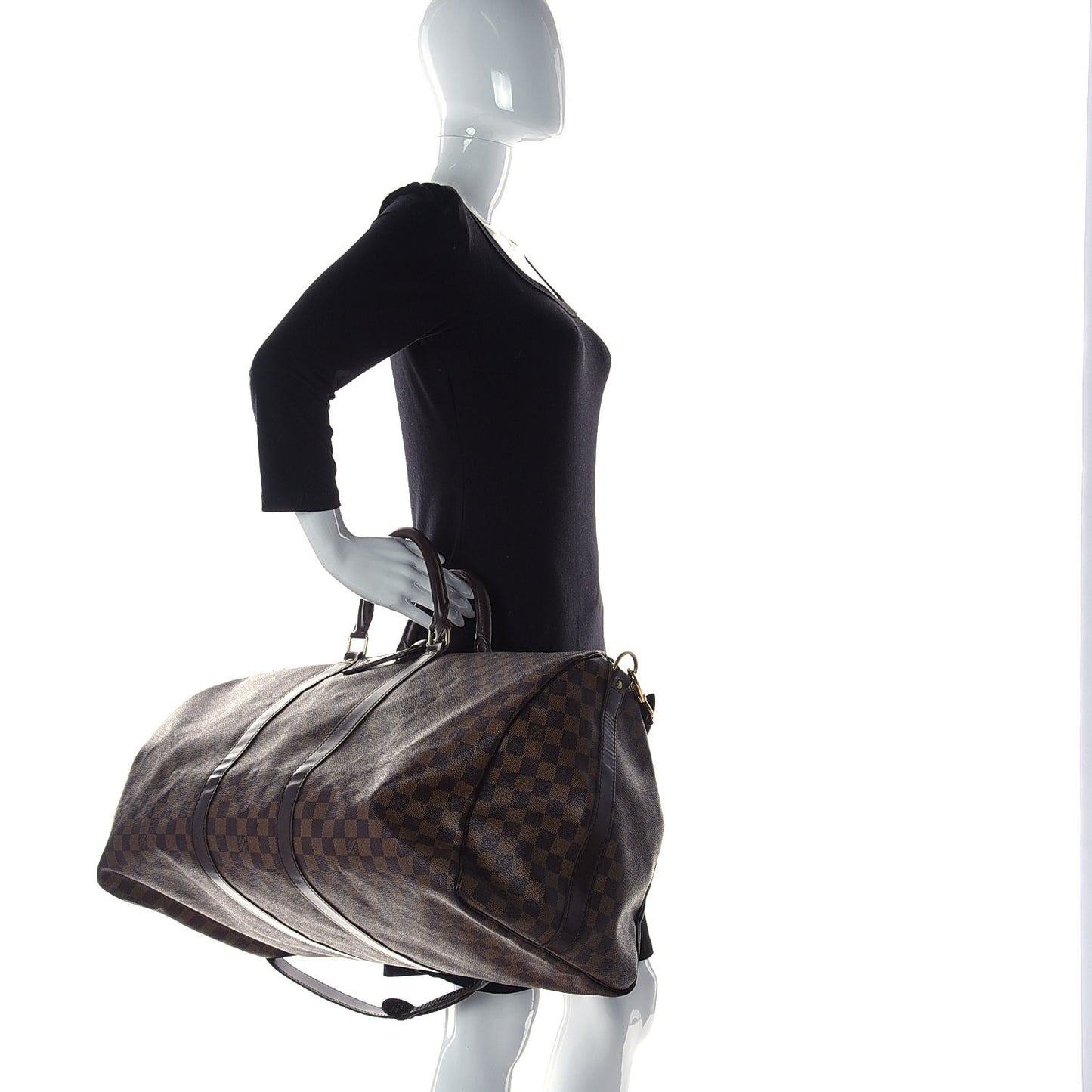 Damier Ebene Keepall Bandouliere 55