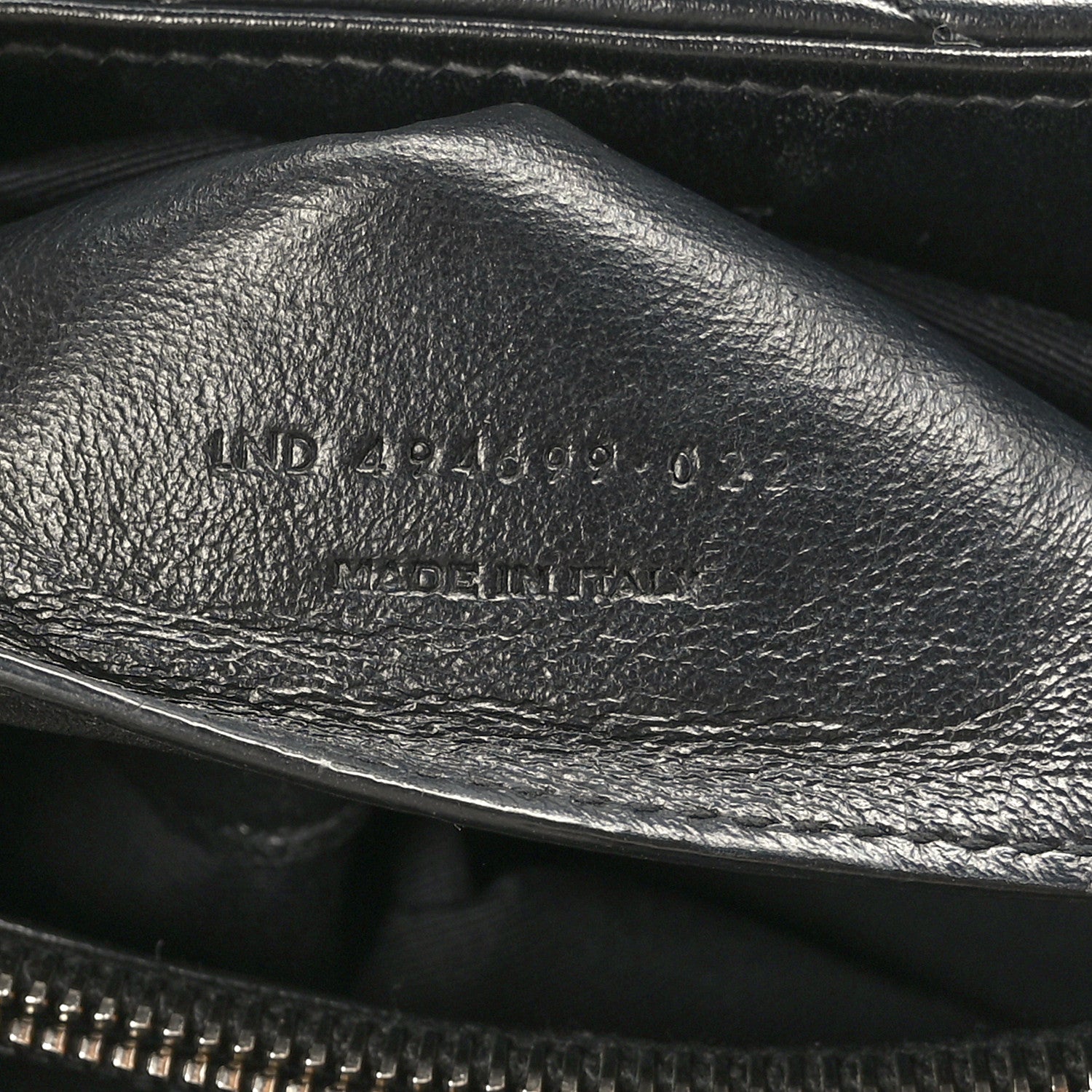 Saint Laurent Calfskin Y Quilted Monogram Small Loulou Chain Satchel Black 6 of 9